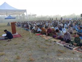 Pelaksanaan Sholat Hari Raya Idul Adha 1447 H